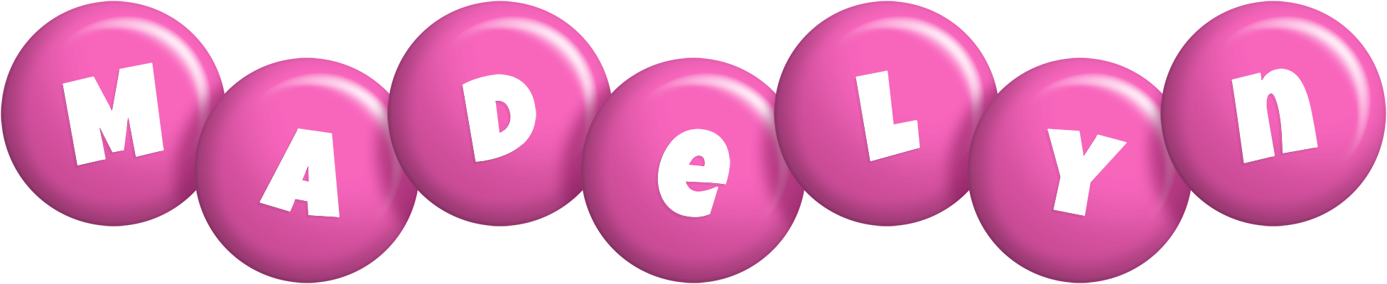 Madelyn candy-pink logo