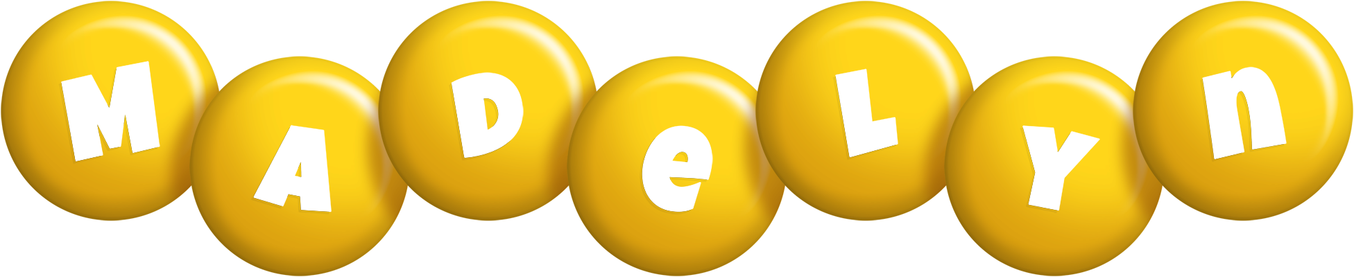 Madelyn candy-yellow logo