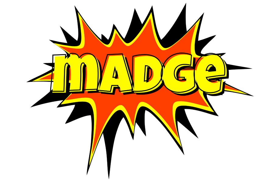 Madge bazinga logo