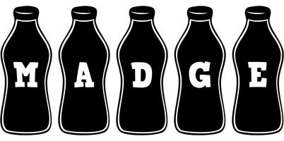 Madge bottle logo