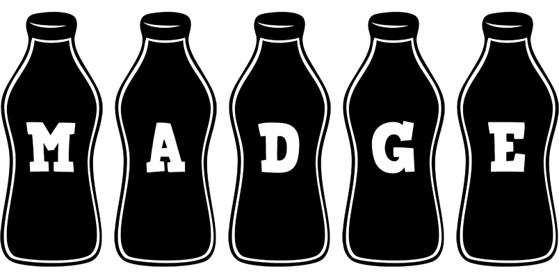 Madge bottle logo