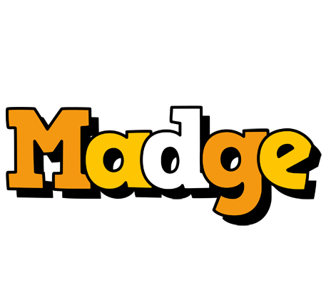 Madge cartoon logo