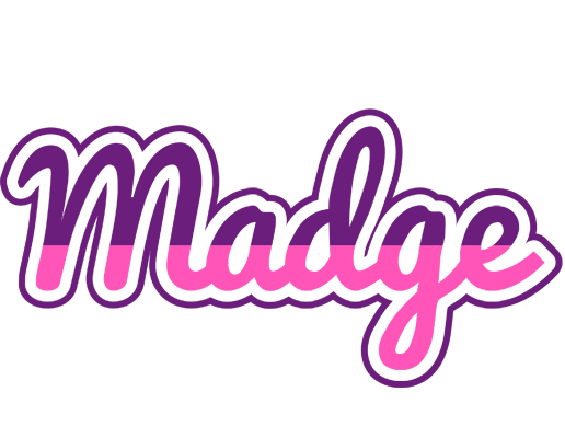 Madge cheerful logo