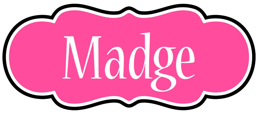 Madge invitation logo