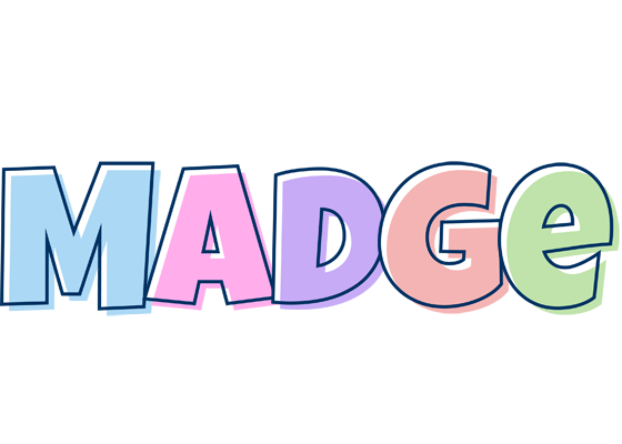 Madge pastel logo