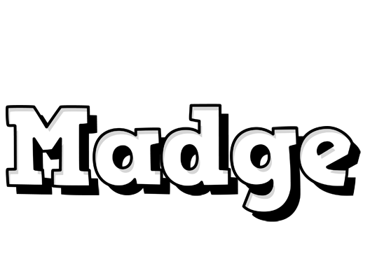 Madge snowing logo