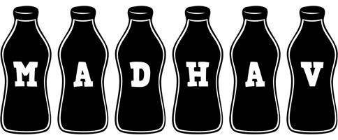 Madhav bottle logo