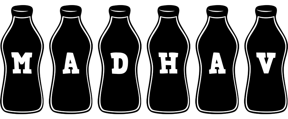 Madhav bottle logo