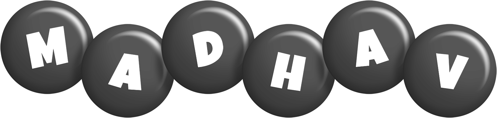Madhav candy-black logo