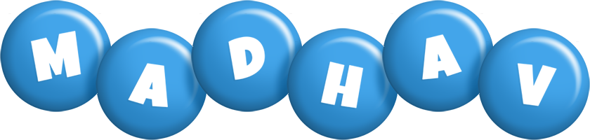 Madhav candy-blue logo