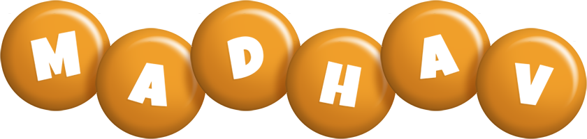 Madhav candy-orange logo