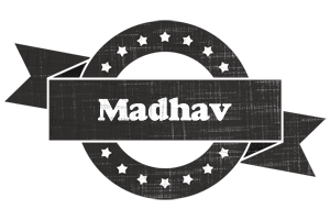 Madhav grunge logo