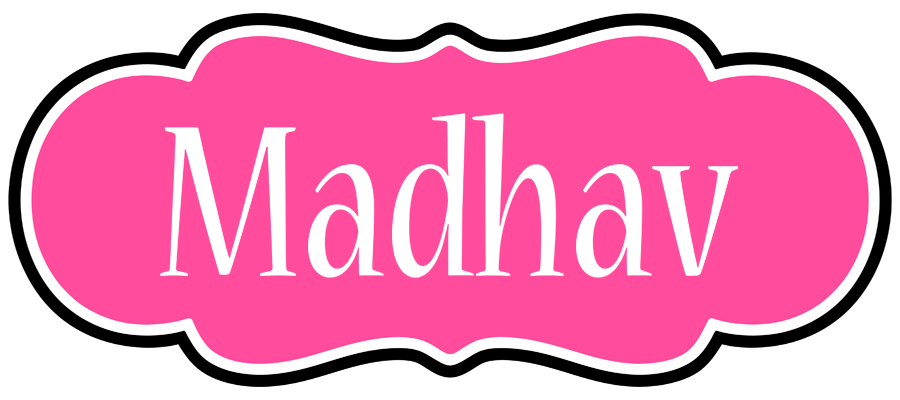 Madhav invitation logo