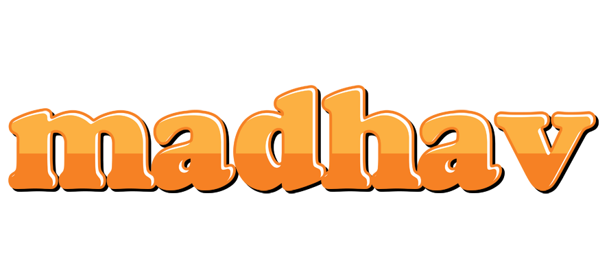 Madhav orange logo