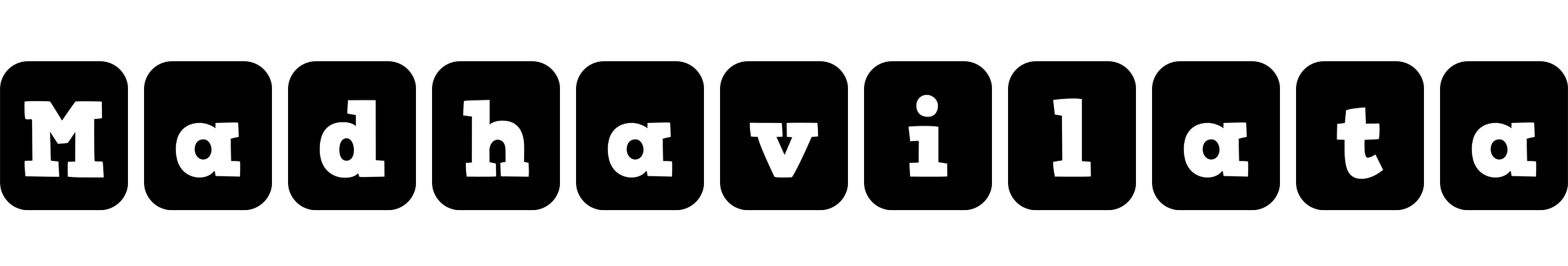 Madhavilata box logo