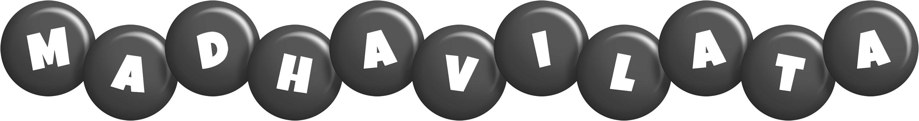 Madhavilata candy-black logo