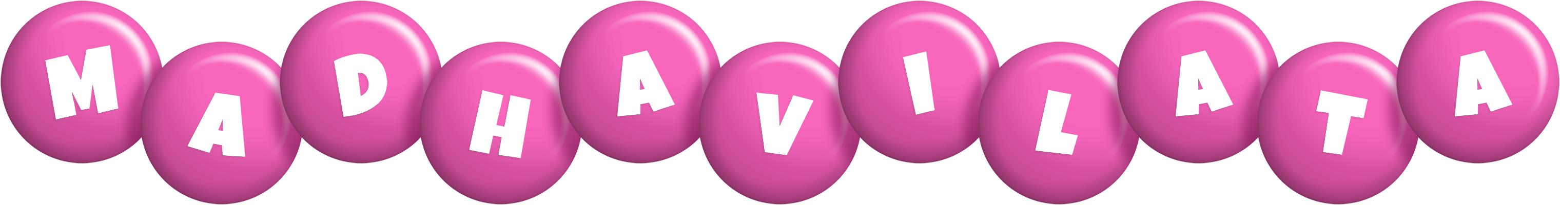 Madhavilata candy-pink logo