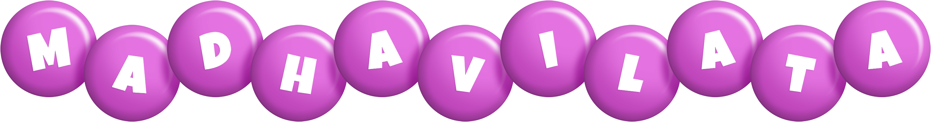 Madhavilata candy-purple logo