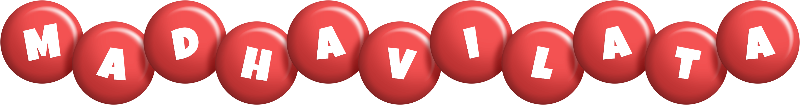 Madhavilata candy-red logo