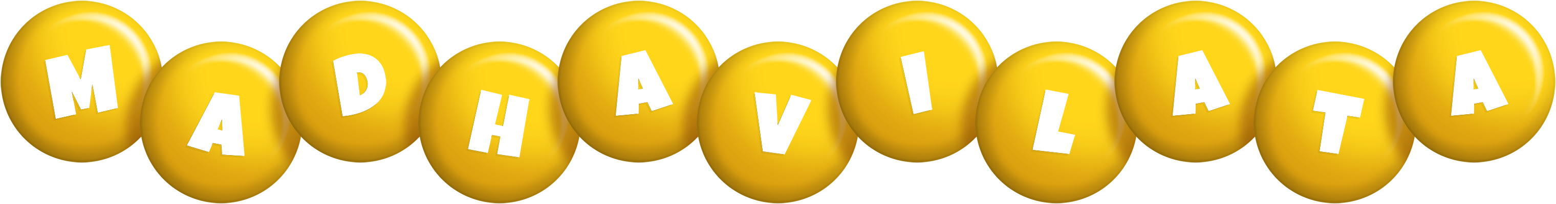 Madhavilata candy-yellow logo
