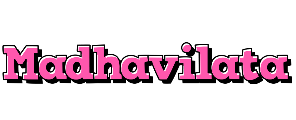 Madhavilata girlish logo