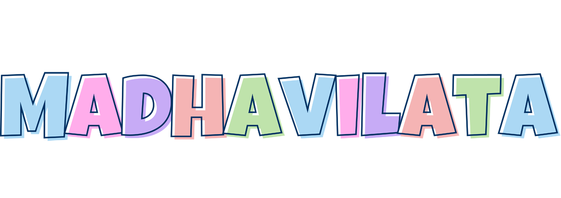 Madhavilata pastel logo