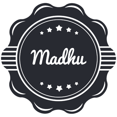 Madhu badge logo