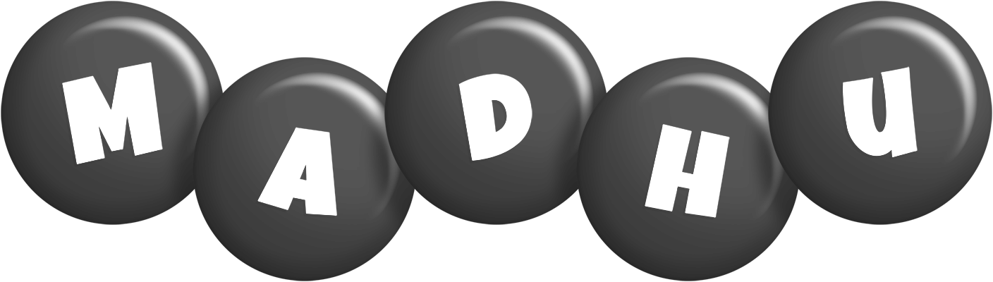 Madhu candy-black logo