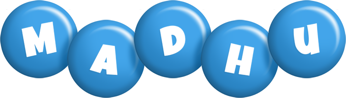 Madhu candy-blue logo