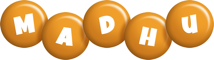 Madhu candy-orange logo