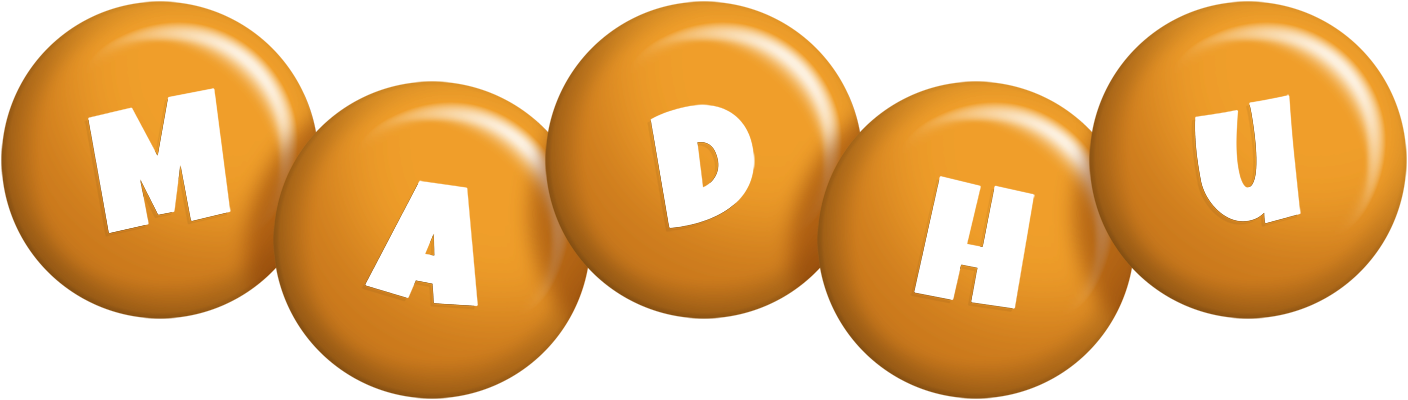 Madhu candy-orange logo