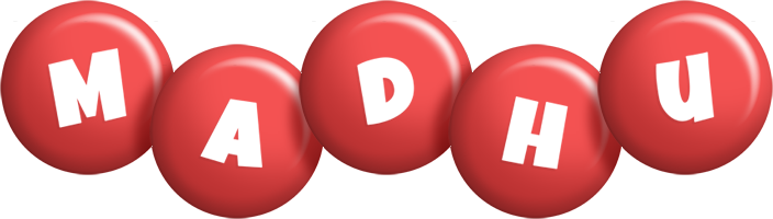Madhu candy-red logo