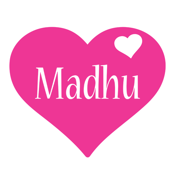 Madhu love-heart logo