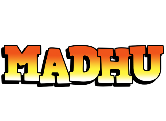 Madhu sunset logo