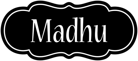 Madhu welcome logo