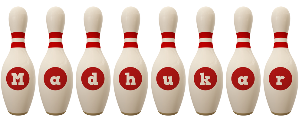 Madhukar bowling-pin logo