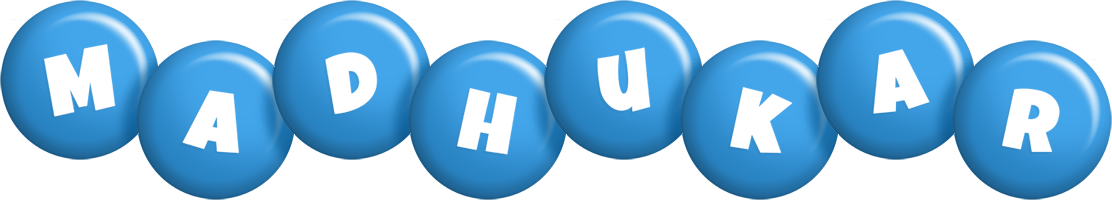Madhukar candy-blue logo