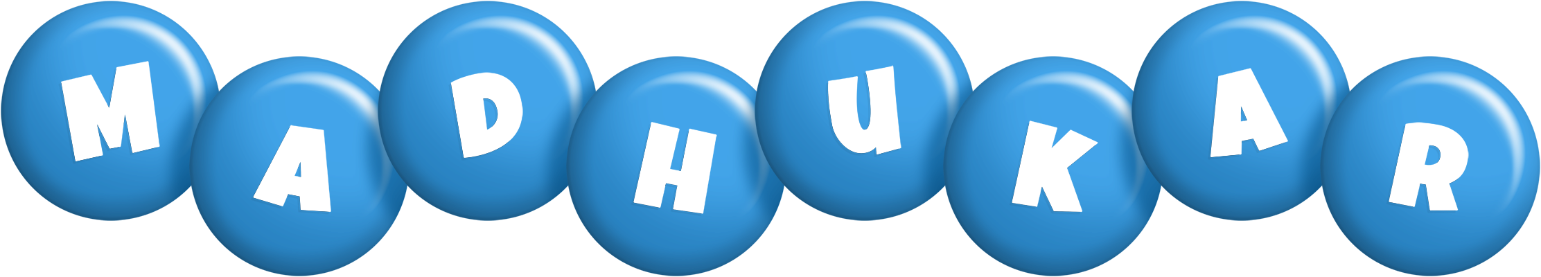 Madhukar candy-blue logo