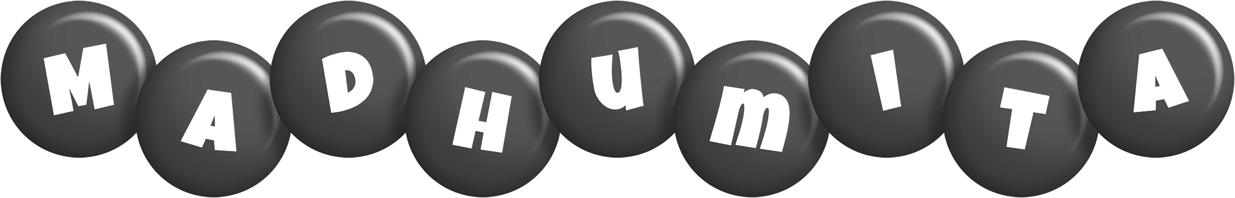 Madhumita candy-black logo