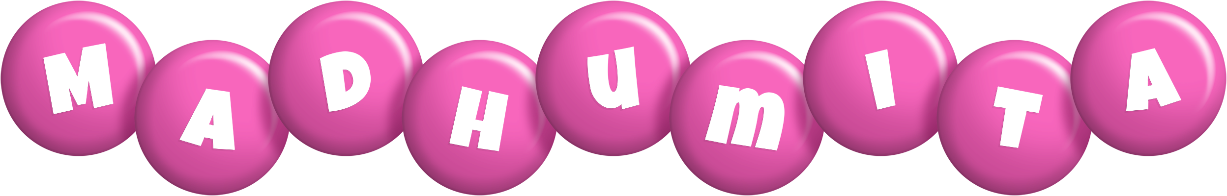 Madhumita candy-pink logo