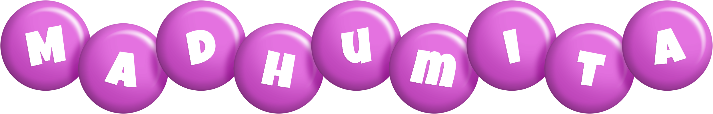 Madhumita candy-purple logo
