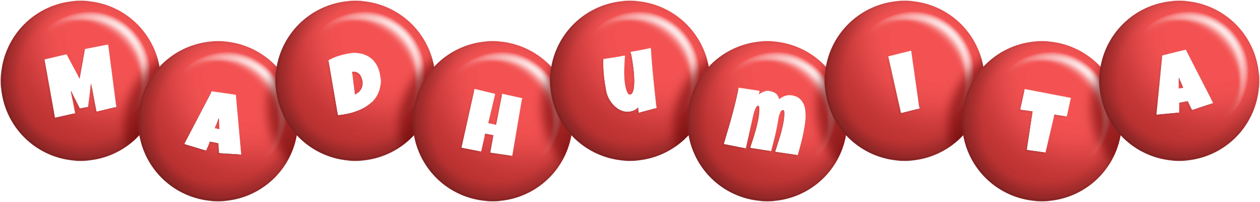 Madhumita candy-red logo