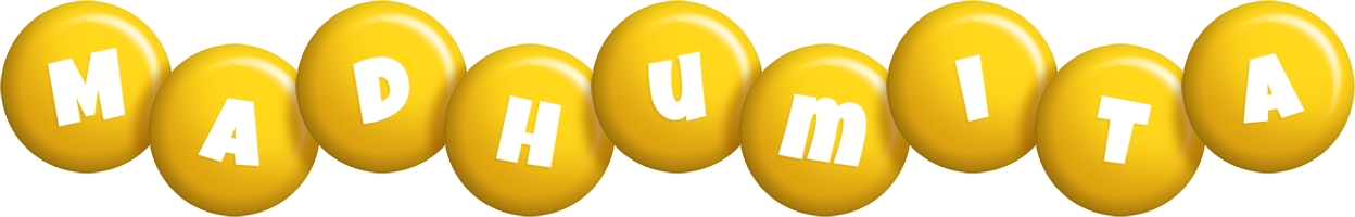 Madhumita candy-yellow logo