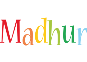 Madhur birthday logo