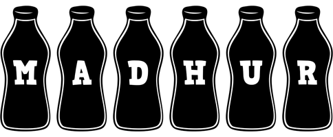 Madhur bottle logo