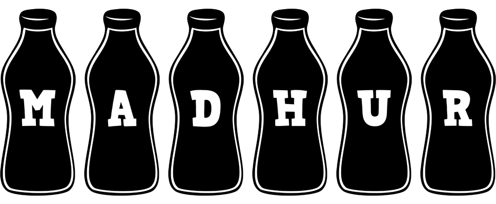 Madhur bottle logo