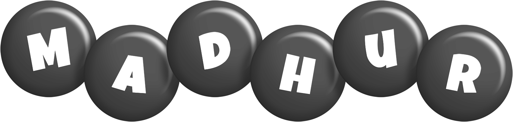 Madhur candy-black logo