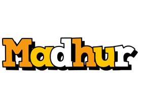 Madhur cartoon logo