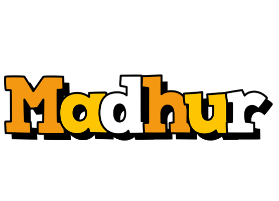 Madhur cartoon logo
