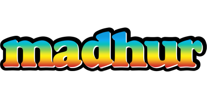 Madhur color logo